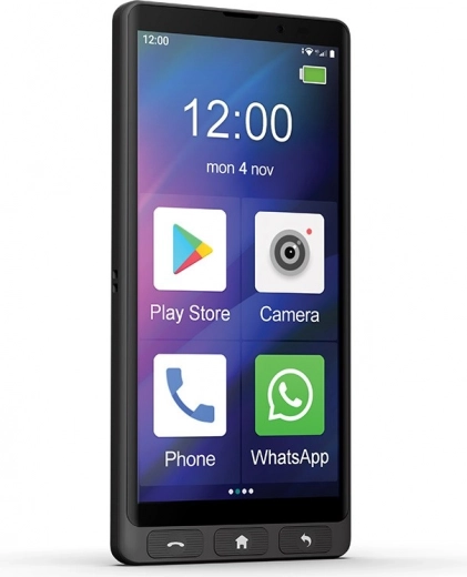 Large 6.0" HD+ display with a clear interface