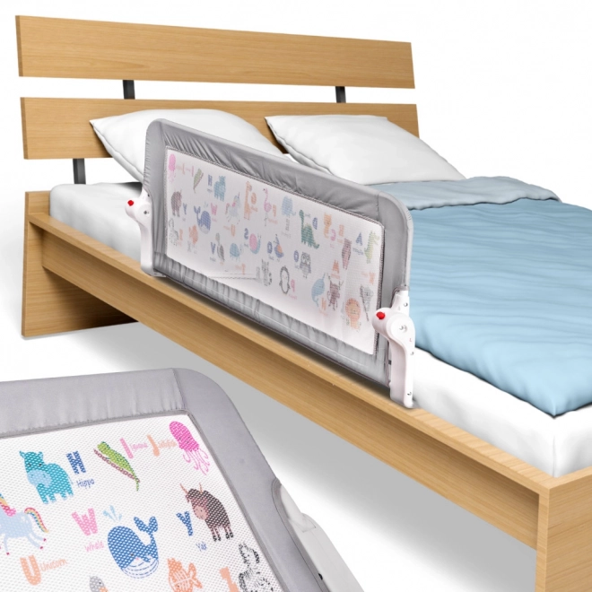 Protective Bed Guard 90cm Animals Design