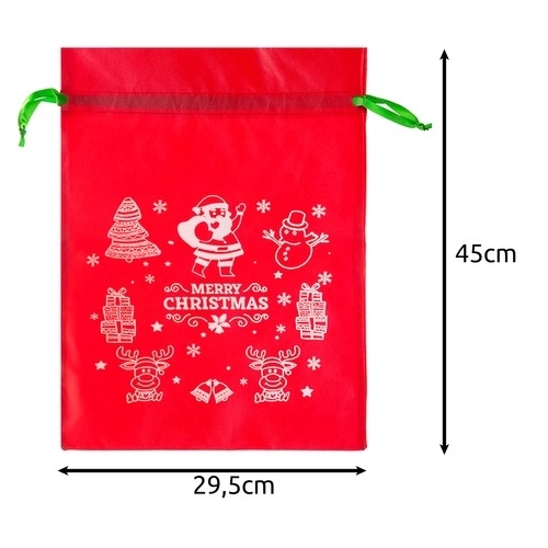Sets von vier Weihnachtsgeschenktaschen