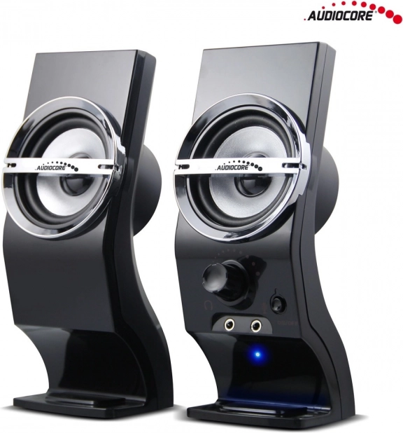 AUDIOCORE AC805 6 W USB Computer Speakers black