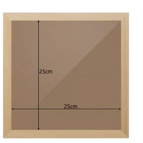 Grenen lijst 28,5x28,5cm Malatec 19919