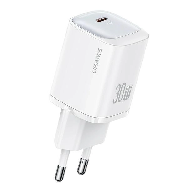 Netvoeding 30W GaN USB-C snel laden wit