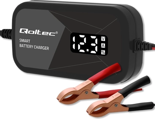 intelligente microprocessorgestuurde lader 12V 2A met regeneratie voor AGM- en GEL-accu’s met lcd-scherm