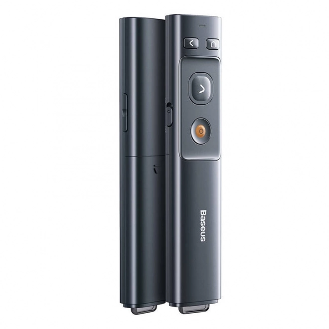 Baseus Orange Dot Multifunctionele afstandsbediening voor presentaties, met laserpointer - grijs