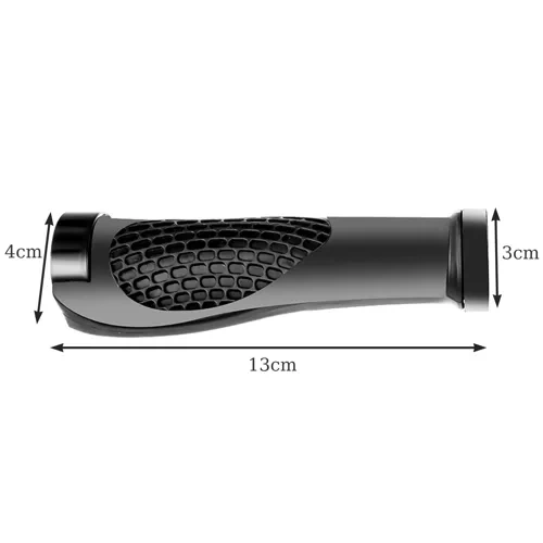 Profiled Bicycle Handlebar Grips - Pair