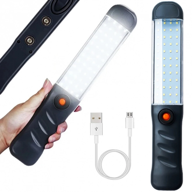 Lampe de travail puissante avec aimant et crochet