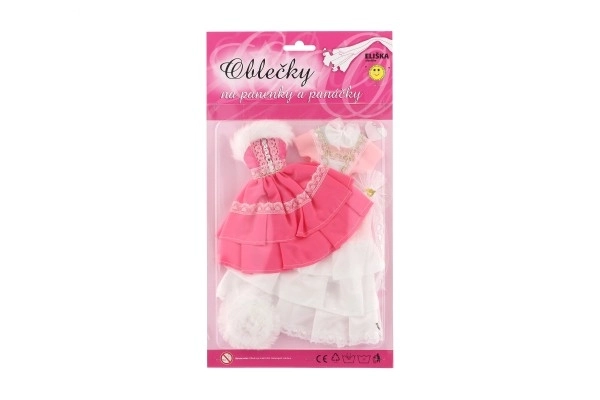 Kleding met accessoires voor poppen 2 stuks