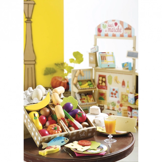 Vilac Houten set fruit en groente