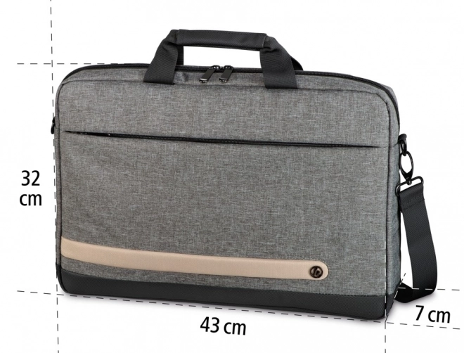 Laptoptas 15,6 inch Terra grijs
