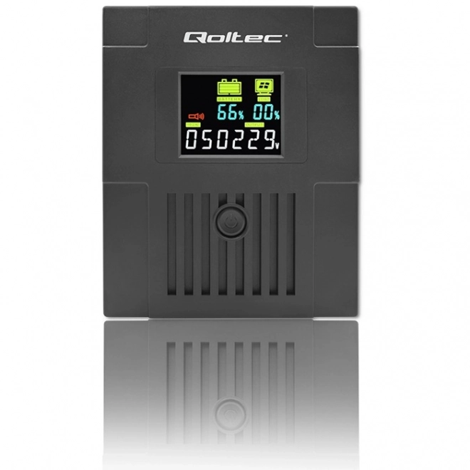 Noodstroomvoorziening Qoltec UPS 2000VA 1200W met LCD en USB