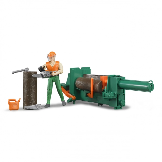 Set de coupe de bois Bruder