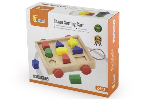 Houten Inlegpuzzel - Karretje