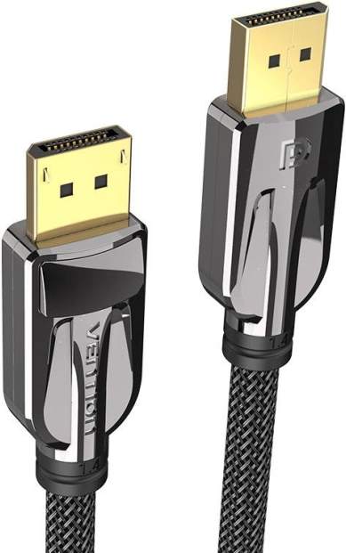Vention kabel 2× DisplayPort 1.4, 8K 60 Hz, 3 m, zwart