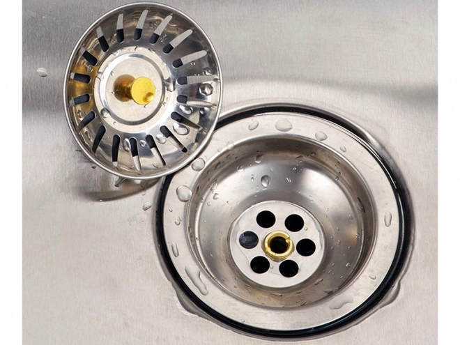 Metallsieb für Waschbecken Abflussstopfen