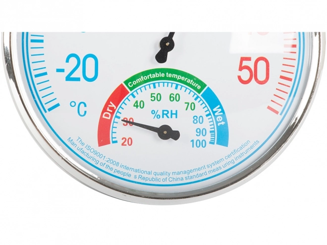 Analoge kamerhygrometer met thermometer
