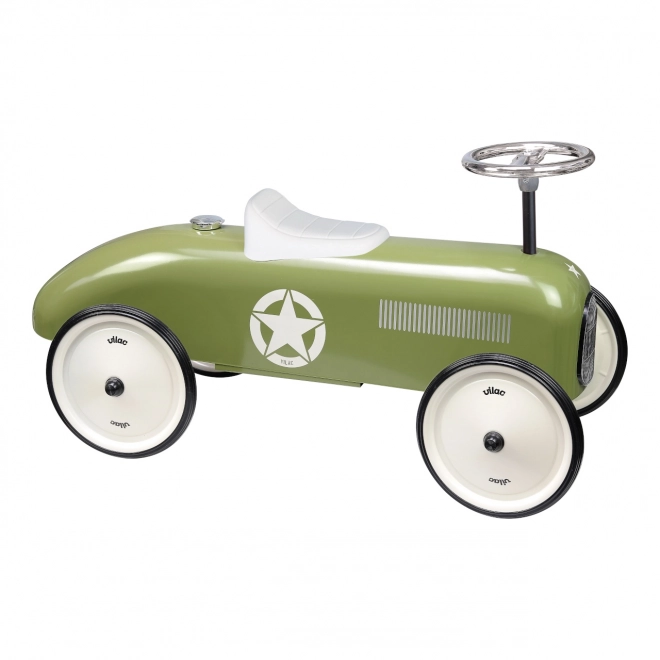 Vilac vintage metalen loopfiets khaki