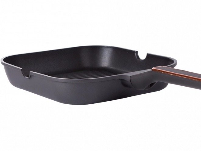 Grillpfanne 28cm mit Antihaftbeschichtung für Induktion und Gas