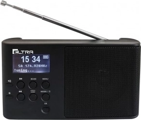 Tragbares Radio ULA DAB+ schwarz