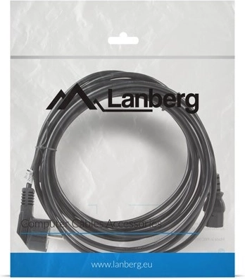 Lanberg Netzkabel CEE 7/7 – IEC 320 C13, 5 m, VDE, schwarz