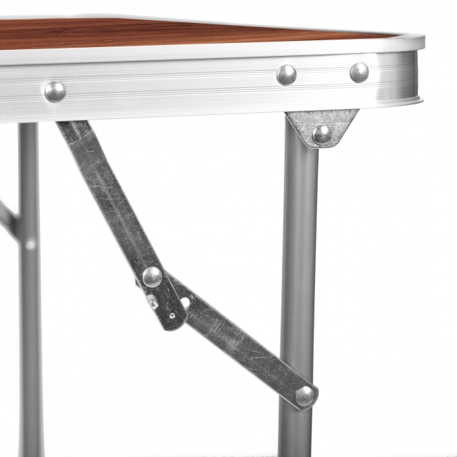 Opvouwbare campingtafel 80x60 cm bruin