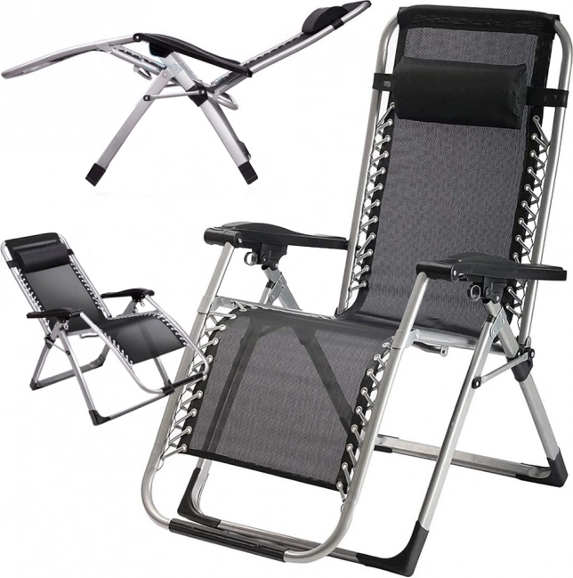 Folding Garden Lounger Zero Gravity
