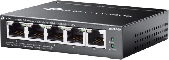 Omada 5-poorts Gigabit Eenvoudige 4-poorts PoE+ schakelaar