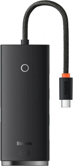 Baseus Lite Series USB-C hub with 4x USB 3.0 and USB-C, black