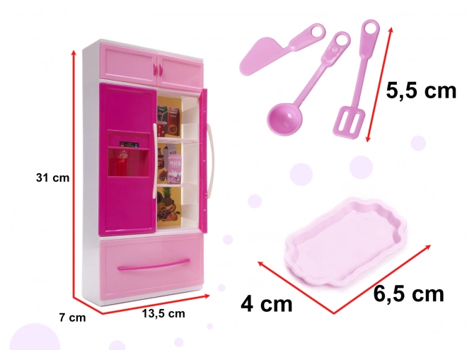 Poppenkeuken 4-modules met LED-effecten