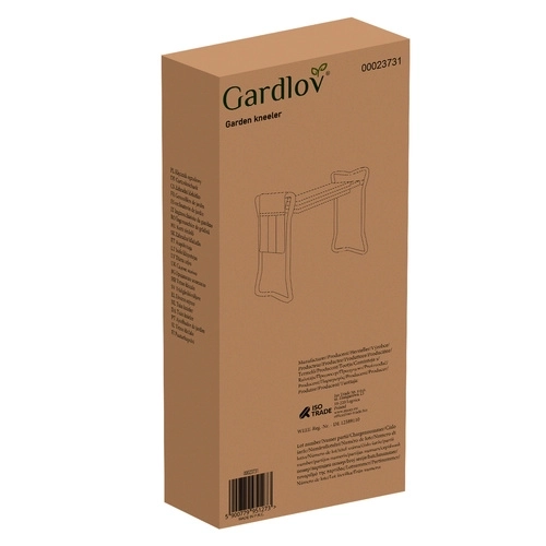Gartenkniebank und Hocker 3-in-1 mit Werkzeugtasche