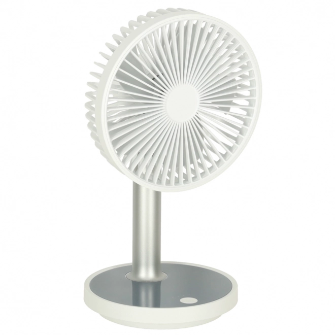 Witte draadloze tafelventilator 30cm