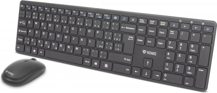 ensemble sans fil clavier et souris Yenkee Tibe