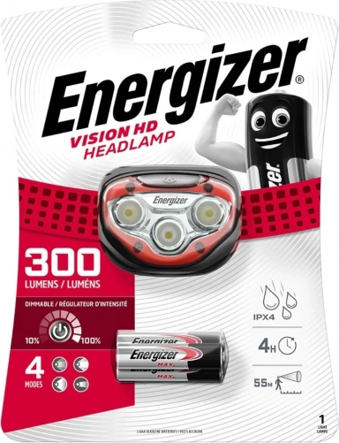 Hoofdlamp ENERGIZER Vision HD 300 lm