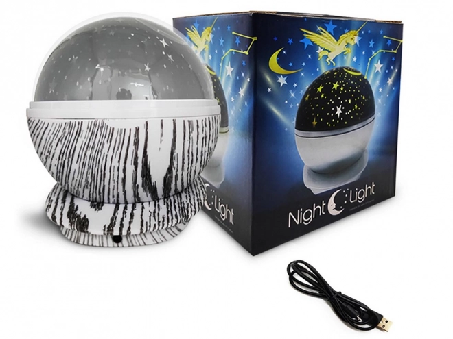 Rotating Star LED Night Lamp Projector with Unicorn Theme
