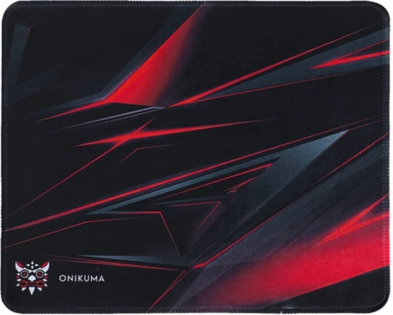 Tapis de souris gaming ONIKUMA noir‑rouge 350 × 300 mm