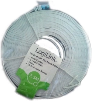 LogiLink flat patch cable CAT5e U-UTP 15 m