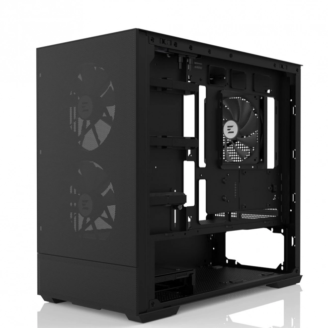 Kast P30 Air mATX Mini Tower met ARGB ventilatoren zwart