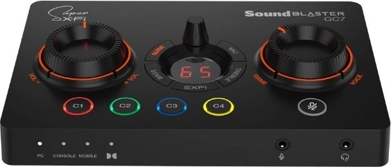 Carte son externe CREATIVE Sound Blaster GC7 pour le streaming et le jeu