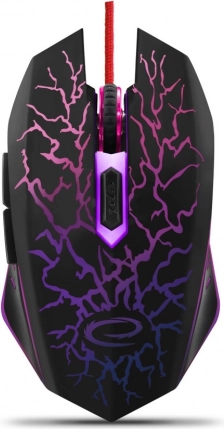 Esperanza wired gaming mouse with LED effect and 2400 DPI