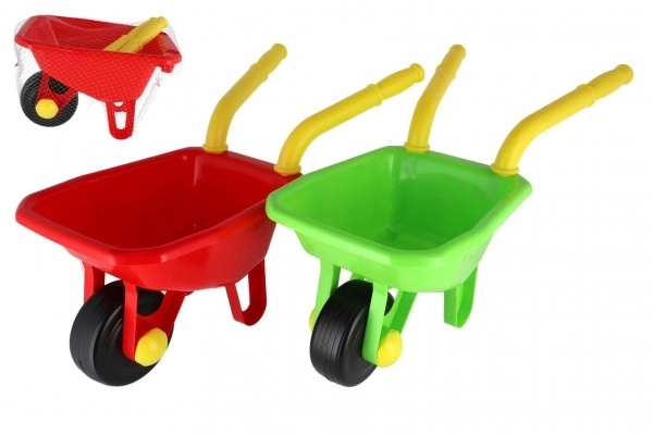 Plastic kinderkruiwagen voor spel
