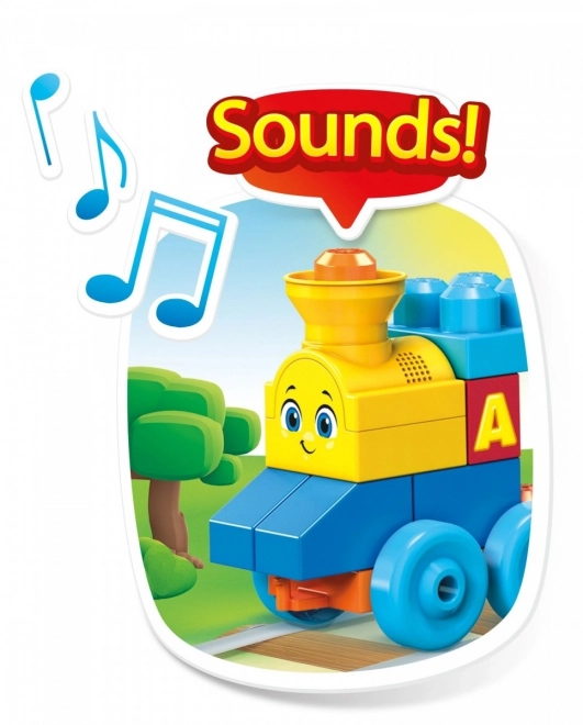 Train musical avec lettres ABC