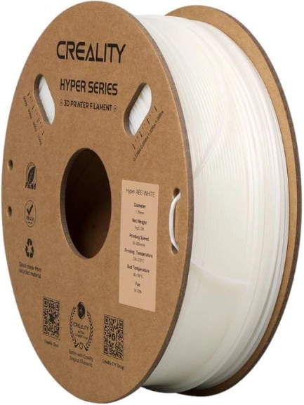filament creality hyper abs blanc 1 kg, 1,75 mm