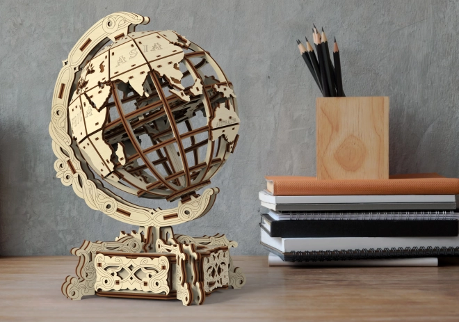Wooden City 3D puzzel Globus 231 onderdelen
