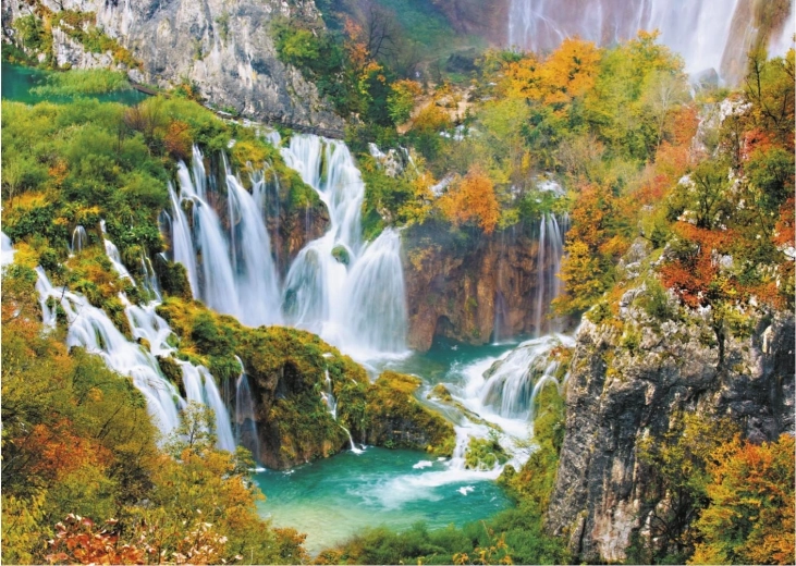 Puzzle DINO Plitvice Lakes 1000 pieces