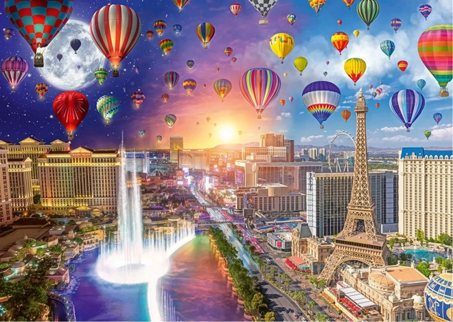 Puzzle SCHMIDT jour et nuit : Las Vegas, 1000 pièces