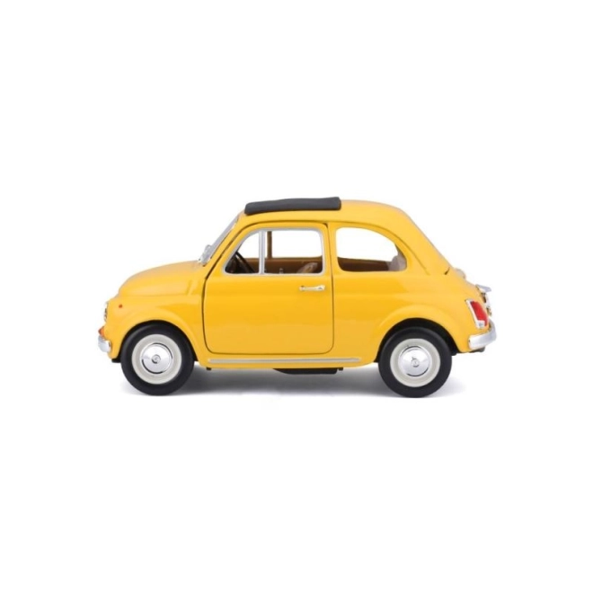 Bburago model cars Fiat 500 F 1965 yellow 1:24