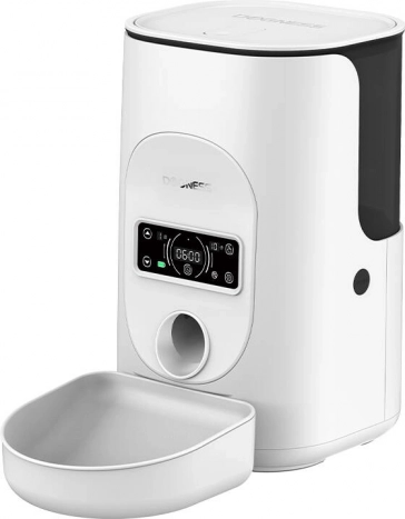 Dogness F17 intelligenter Futterautomat 4 l mit Kunststoffnapf – weiß