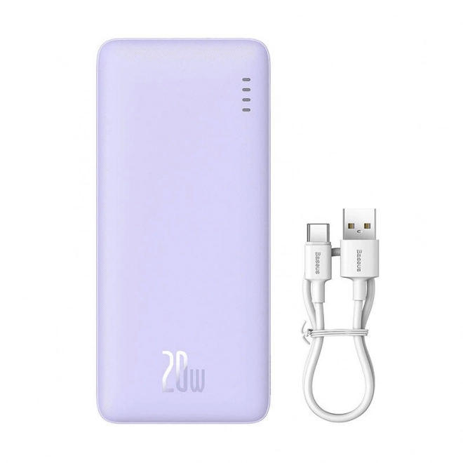 Baseus Airpow tragbare Powerbank 20000mAh 20W Lila