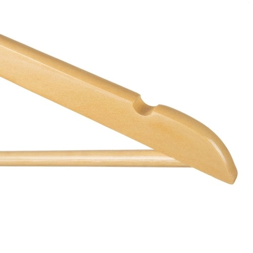 Wooden Clothes Hangers Set - 10 Pieces