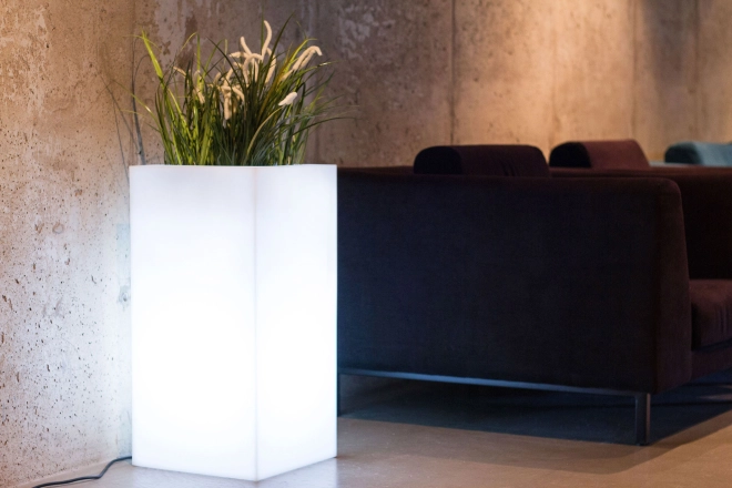 Elegant stijl met verlichting