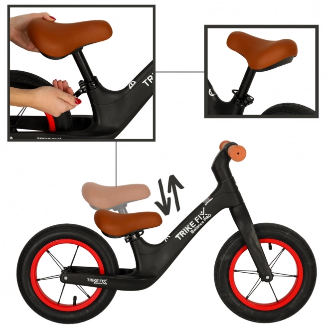 Kinder loopfiets Trike Fix Balance PRO zwart